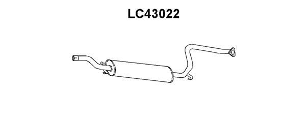VENEPORTE Izplūdes gāzu priekšslāpētājs LC43022