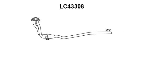 VENEPORTE Труба выхлопного газа LC43308