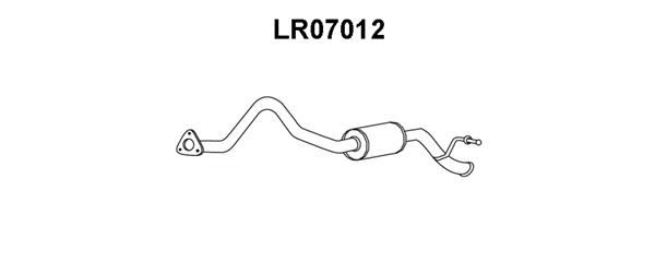 VENEPORTE Izplūdes gāzu trokšņa slāpētājs (pēdējais) LR07012