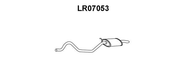 VENEPORTE Izplūdes gāzu trokšņa slāpētājs (pēdējais) LR07053