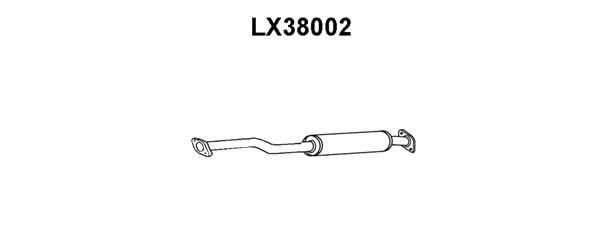 VENEPORTE Предглушитель выхлопных газов LX38002