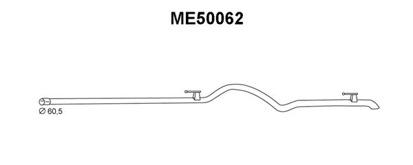 VENEPORTE Izplūdes caurule ME50062