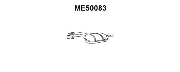 VENEPORTE Средний глушитель выхлопных газов ME50083