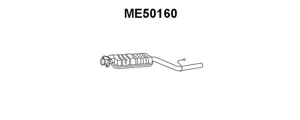 VENEPORTE Vidējais izpl. gāzu trokšņa slāpētājs ME50160