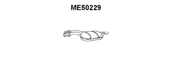 VENEPORTE Средний глушитель выхлопных газов ME50229
