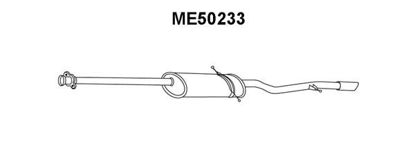 VENEPORTE Глушитель выхлопных газов конечный ME50233