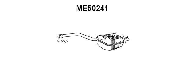 VENEPORTE Глушитель выхлопных газов конечный ME50241