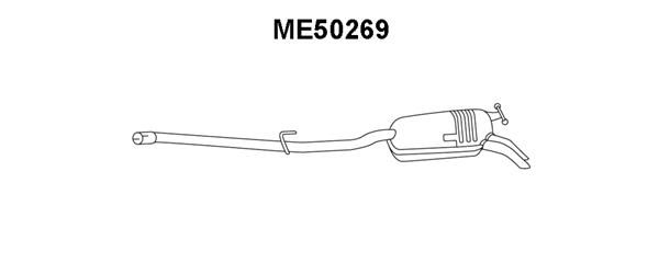 VENEPORTE Глушитель выхлопных газов конечный ME50269