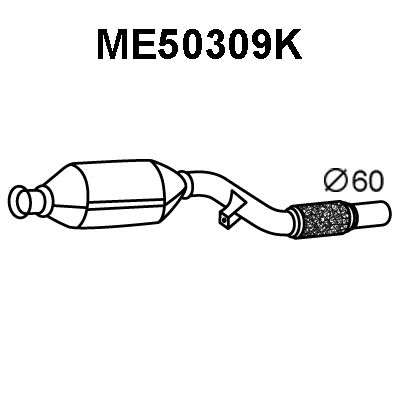 VENEPORTE Katalizators ME50309K