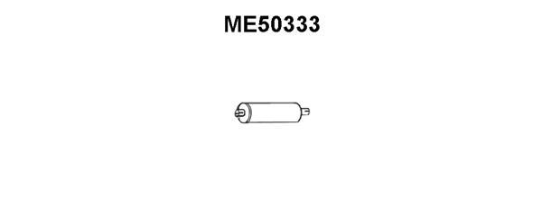 VENEPORTE Глушитель выхлопных газов конечный ME50333