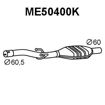 VENEPORTE Katalizators ME50400K