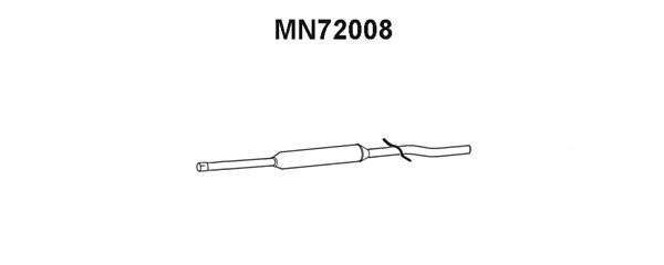 VENEPORTE Предглушитель выхлопных газов MN72008