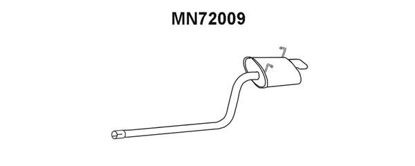 VENEPORTE Глушитель выхлопных газов конечный MN72009