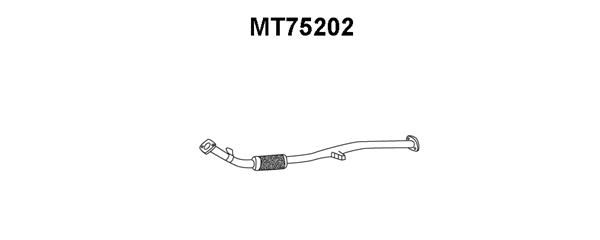 VENEPORTE Труба выхлопного газа MT75202