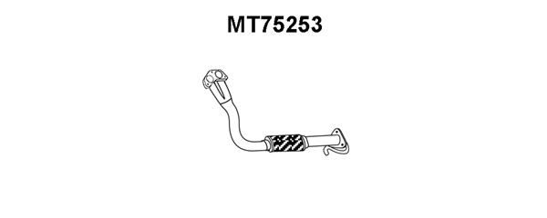 VENEPORTE Izplūdes caurule MT75253