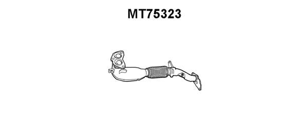 VENEPORTE Труба выхлопного газа MT75323