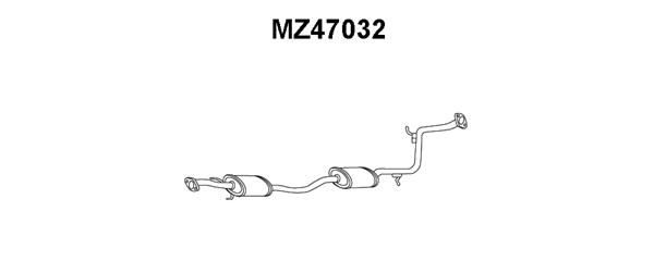 VENEPORTE Предглушитель выхлопных газов MZ47032