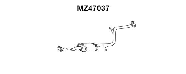 VENEPORTE Vidējais izpl. gāzu trokšņa slāpētājs MZ47037