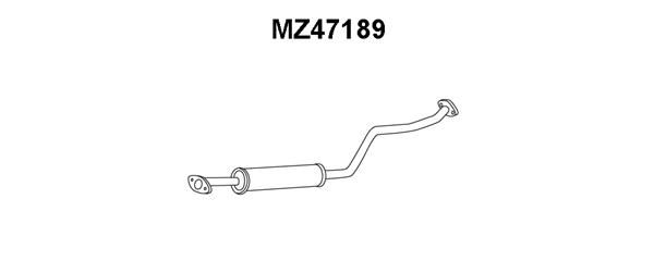 VENEPORTE Предглушитель выхлопных газов MZ47189