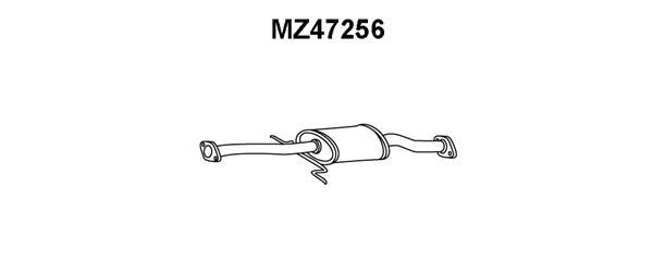 VENEPORTE Средний глушитель выхлопных газов MZ47256