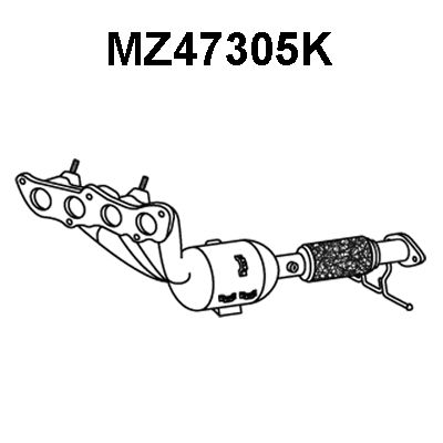 VENEPORTE Kolektora katalizators MZ47305K