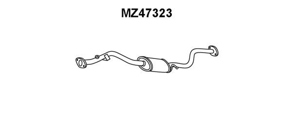 VENEPORTE Izplūdes gāzu priekšslāpētājs MZ47323