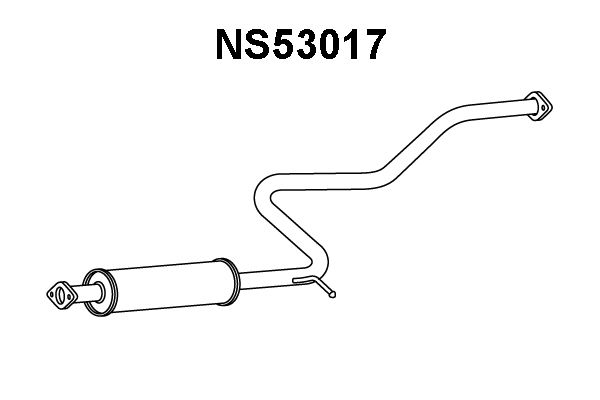 VENEPORTE Izplūdes gāzu priekšslāpētājs NS53017