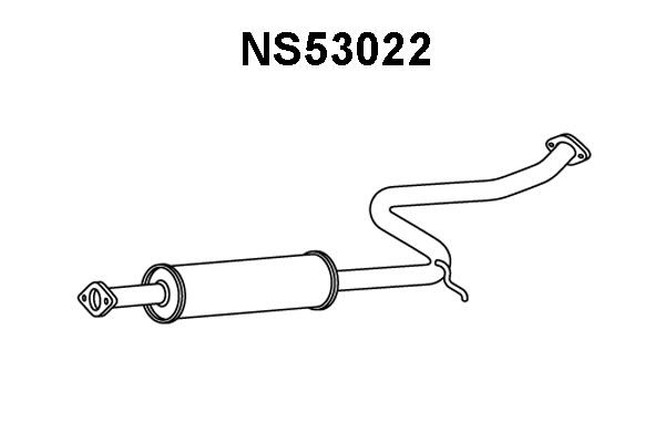 VENEPORTE Izplūdes gāzu priekšslāpētājs NS53022