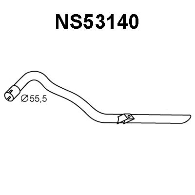 VENEPORTE Izplūdes caurule NS53140