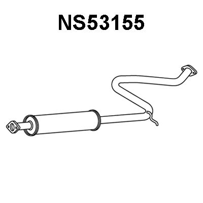 VENEPORTE Izplūdes gāzu priekšslāpētājs NS53155