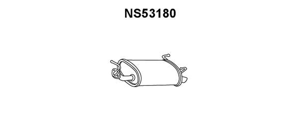 VENEPORTE Глушитель выхлопных газов конечный NS53180