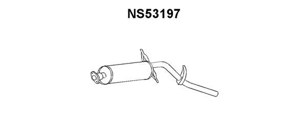 VENEPORTE Глушитель выхлопных газов конечный NS53197
