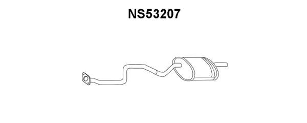 VENEPORTE Izplūdes gāzu trokšņa slāpētājs (pēdējais) NS53207