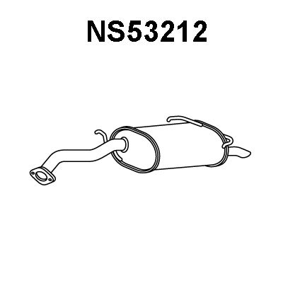 VENEPORTE Izplūdes gāzu trokšņa slāpētājs (pēdējais) NS53212