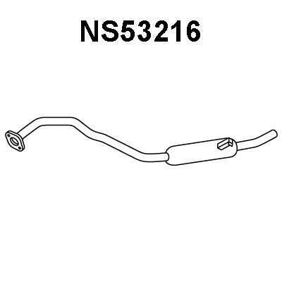 VENEPORTE Глушитель выхлопных газов конечный NS53216