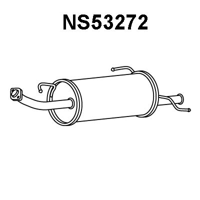 VENEPORTE Глушитель выхлопных газов конечный NS53272