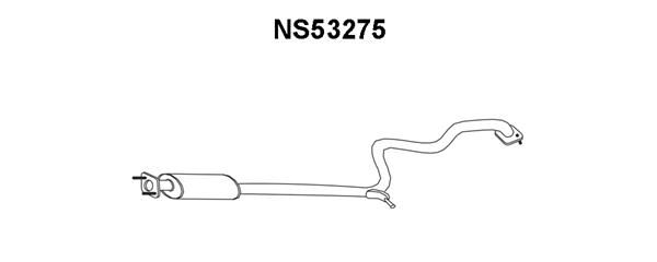 VENEPORTE Средний глушитель выхлопных газов NS53275