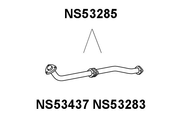 VENEPORTE Труба выхлопного газа NS53285