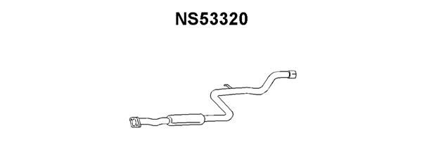 VENEPORTE Izplūdes gāzu priekšslāpētājs NS53320
