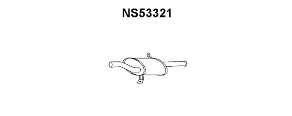 VENEPORTE Izplūdes gāzu trokšņa slāpētājs (pēdējais) NS53321