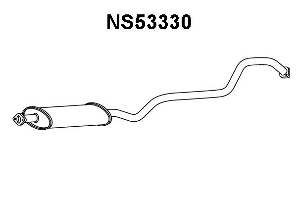 VENEPORTE Vidējais izpl. gāzu trokšņa slāpētājs NS53330