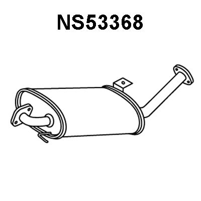 VENEPORTE Izplūdes gāzu priekšslāpētājs NS53368