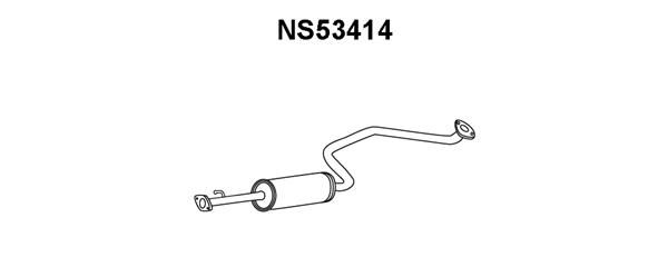 VENEPORTE Предглушитель выхлопных газов NS53414