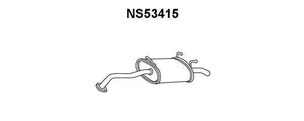 VENEPORTE Izplūdes gāzu trokšņa slāpētājs (pēdējais) NS53415