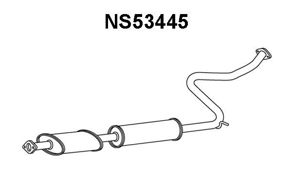 VENEPORTE Izplūdes gāzu priekšslāpētājs NS53445