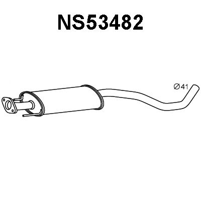 VENEPORTE Izplūdes gāzu priekšslāpētājs NS53482