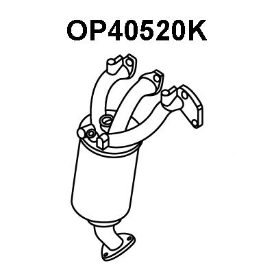 VENEPORTE Kolektora katalizators OP40520K