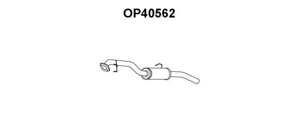 VENEPORTE Izplūdes gāzu trokšņa slāpētājs (pēdējais) OP40562