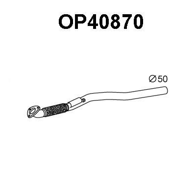 VENEPORTE Труба выхлопного газа OP40870