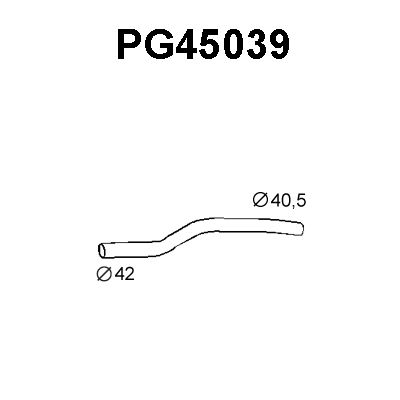 VENEPORTE Izplūdes caurule PG45039